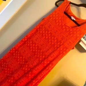 Coral Maxi Dress